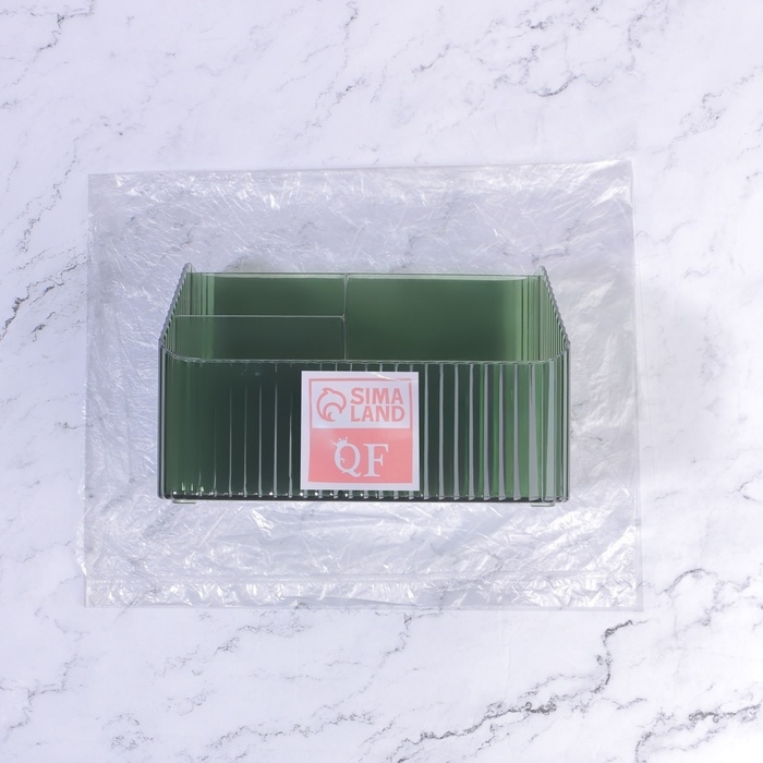 Органайзер для хранения &laquo;LIGHT&raquo;, 4 секции, 18 &times; 15 &times; 12 см, цвет МИКС