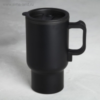 Термокружка, 450 мл, Автомобильная «Муж», сохраняет тепло 3 ч, с подогревом от прикуривателя Термокружка, 450 мл, Автомобильная «Муж», сохраняет тепло 3 ч, с подогревом от прикуривателя