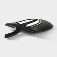 Блюдо фарфоровое для подачи Magistro Carbon &laquo;Лопатка&raquo;, 35,5&times;20,2 см, цвет чёрный