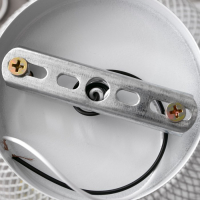 Люстра "Нола" 1х60Вт E27 белый 16х16х18 см BayerLux Люстра "Нола" 1х60Вт E27 белый 16х16х18 см BayerLux