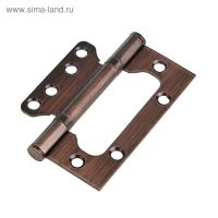 Петля-бабочка ТУНДРА, 100х70х2.0 мм, универсальная, без врезки, цвет медь, 2 шт. Петля-бабочка ТУНДРА, 100х70х2.0 мм, универсальная, без врезки, цвет медь, 2 шт.
