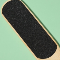 Пилка для ног &laquo;BAMBOO&raquo;, наждачная, двусторонняя, 23 см, бамбуковая