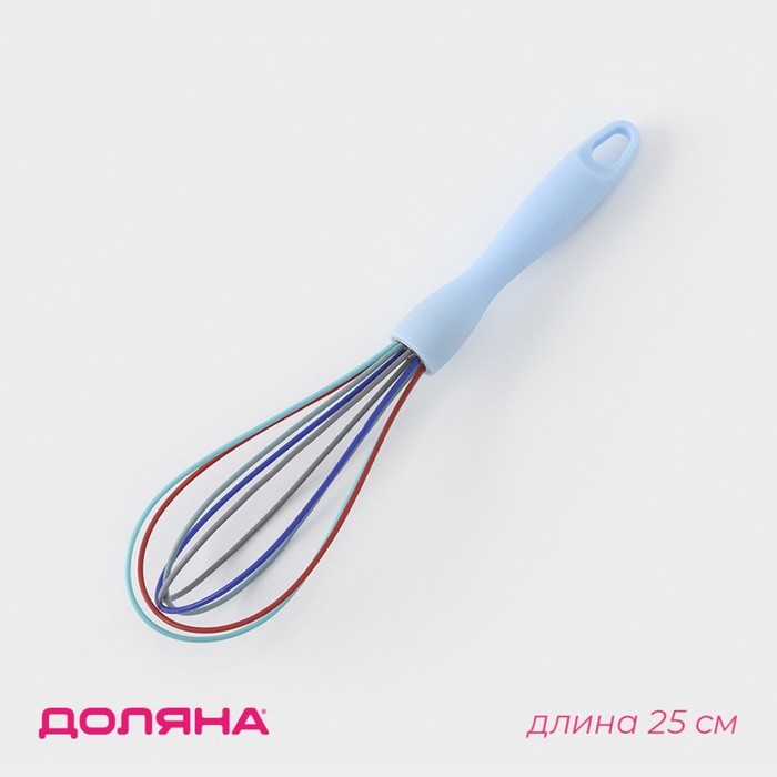 Венчик для взбивания Доляна &laquo;Профи&raquo;, 25 см, цвет МИКС