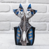 Сувенир дерево "Милые кошечки" 2,5х9х15 см