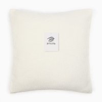 Наволочка декоративная Этель Glare 45х45см, цвет молочный, полиэстер