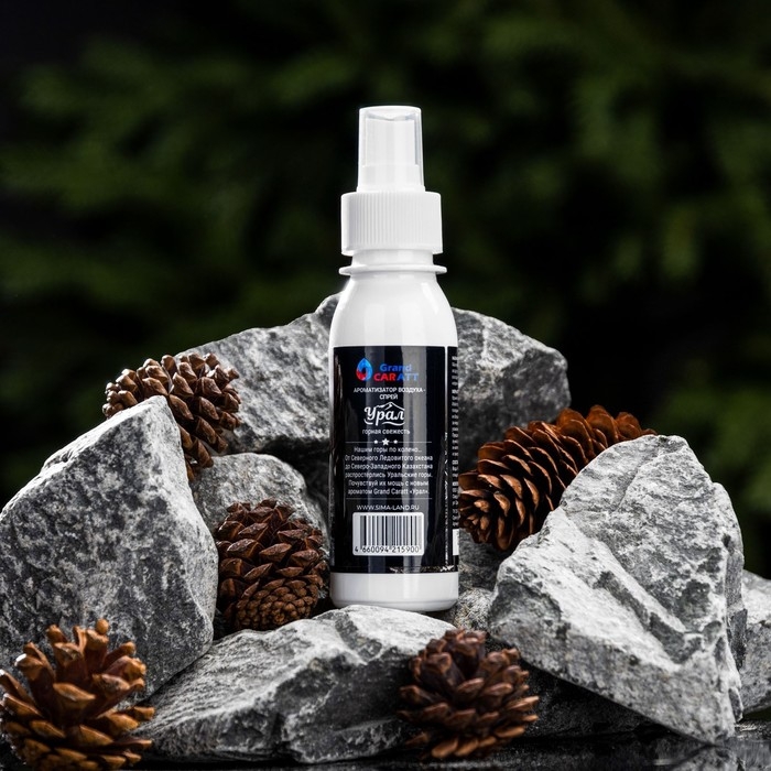 Ароматизатор-спрей Grand Caratt Урал, Горная свежесть, 100 мл Ароматизатор-спрей Grand Caratt Урал, Горная свежесть, 100 мл