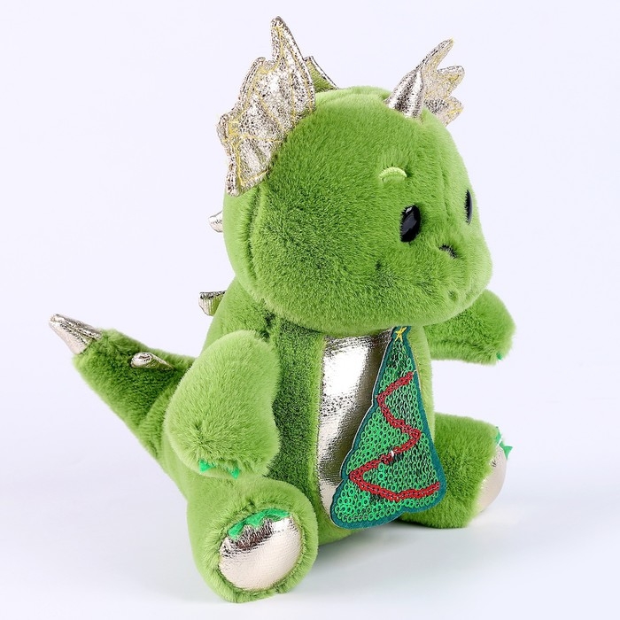 Новогодняя мягкая игрушка «Дракоша с ёлкой» Новогодняя мягкая игрушка «Дракоша с ёлкой»
