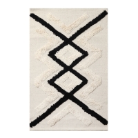 Ковер Tufting zigzag 50х80 &plusmn; 3 см, 1500 гр/м2, 70% хлопок, 30% полиэстер