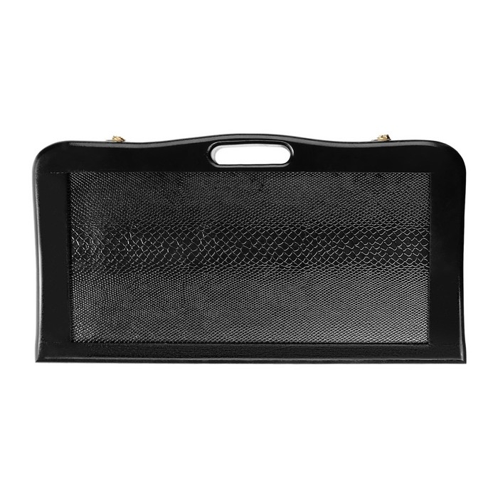 Нарды деревянные большие, настольная игра, 55 х 55 см, кожа, с ручкой, черные, удав Нарды деревянные большие, настольная игра, 55 х 55 см, кожа, с ручкой, черные, удав