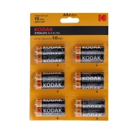 Батарейка алкалиновая Kodak Xtralife, AA, LR6-12BL, 1.5В, блистер, 12 шт. Батарейка алкалиновая Kodak Xtralife, AA, LR6-12BL, 1.5В, блистер, 12 шт.