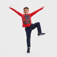 Футболка с длинным рукавом "Человек-паук", Marvel, рост 98-104, красный