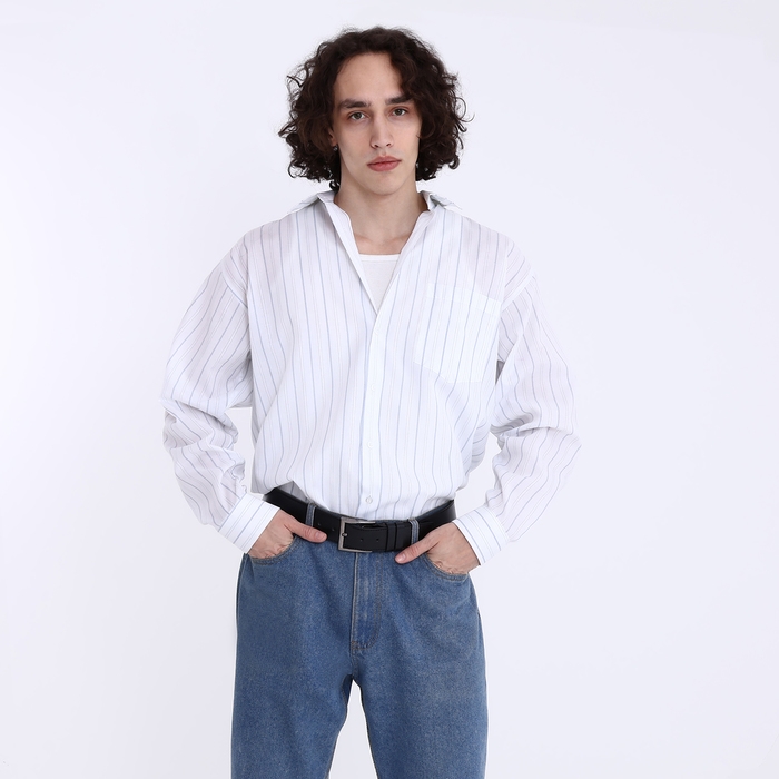 Ремень мужской «Великан», ширина 4 см, винт, пряжка металл, цвет чёрный Ремень мужской «Великан», ширина 4 см, винт, пряжка металл, цвет чёрный