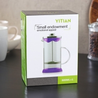 Чайник заварочный френч - пресс «Тинго», 600 мл Чайник заварочный френч - пресс «Тинго», 600 мл