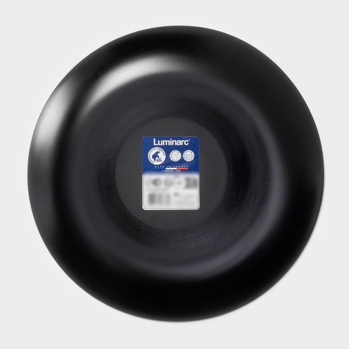 Тарелка десертная Luminarc COTTAGE BLACK, d=19 см, стекло, чёрная Тарелка десертная Luminarc COTTAGE BLACK, d=19 см, стекло, чёрная