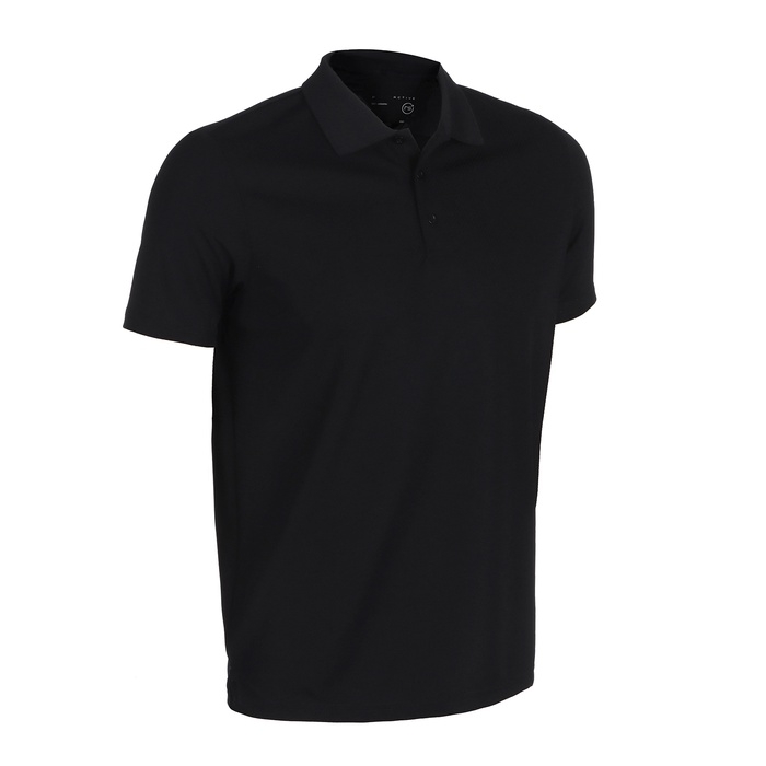 Футболка поло мужская спортивная, размер M (48), цвет черный