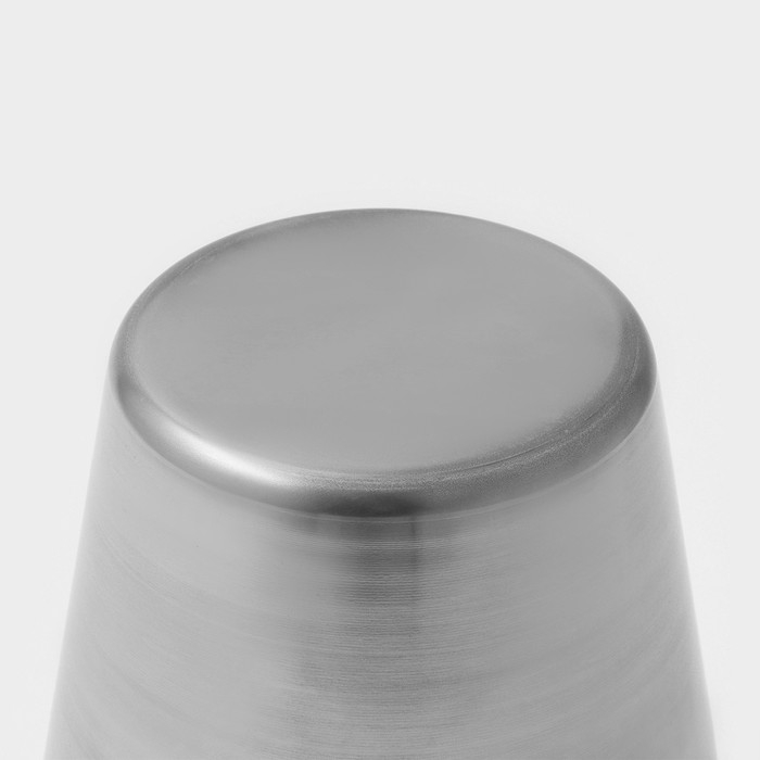 Ведро для льда из нержавеющей стали Доляна, 1,35 л, 14×13,5 см, цвет хромированный Ведро для льда из нержавеющей стали Доляна, 1,35 л, 14×13,5 см, цвет хромированный