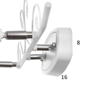 Бра "Богемия" 3х14 40Вт белый 47,5х23х23см Бра "Богемия" 3х14 40Вт белый 47,5х23х23см