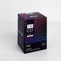 Световой прибор «Хрустальный цветок» 7.5 см, Е27, свечение RGB Световой прибор «Хрустальный цветок» 7.5 см, Е27, свечение RGB