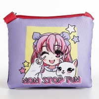 Набор подарочный для девочки "Аниме", сумка, блокнот Набор подарочный для девочки "Аниме", сумка, блокнот