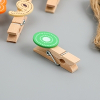 Декор для творчества дерево "Прищепка. Цифры" набор 10 шт 3,7х1,5х1,2 см Декор для творчества дерево "Прищепка. Цифры" набор 10 шт 3,7х1,5х1,2 см