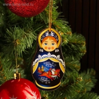 Игрушка на ёлку "Матрёшка", 9,5х7см Игрушка на ёлку "Матрёшка", 9,5х7см