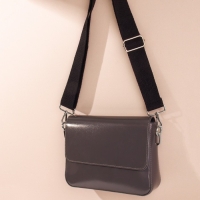 Ручка для сумки, стропа, 139 &plusmn; 3 &times; 3,8 см, цвет чёрный