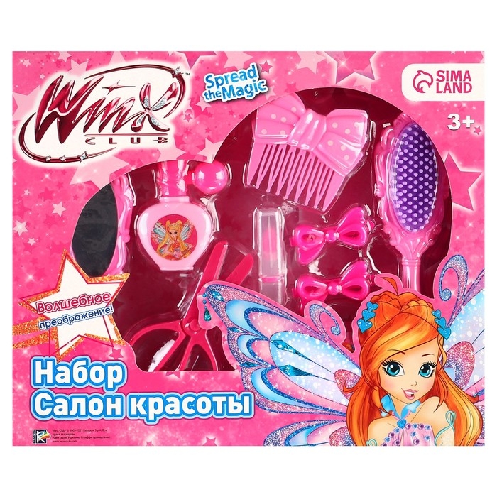 Игровой набор, 10 предметов&laquo;Салон красоты&raquo;, WINX