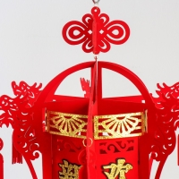 Сувенир "Дворцовый фонарь - Дракон поздравляет с Новым годом" 36х36х75 см Сувенир "Дворцовый фонарь - Дракон поздравляет с Новым годом" 36х36х75 см
