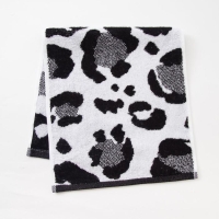 Полотенце махровое Этель ЧБ &laquo;Снежный барс&raquo;, пестроткань, 30х60 см