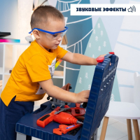 Игровой модуль в чемодане &laquo;Умелец Я&raquo;, 69 элементов, со звуковыми эффектами, работает от батареек