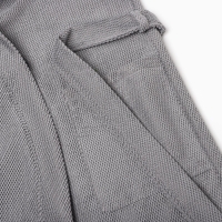 Халат мужской Этель, цв. серый, р-р 56-58, 100% полиэстер, 300 г/м2 Халат мужской Этель, цв. серый, р-р 56-58, 100% полиэстер, 300 г/м2