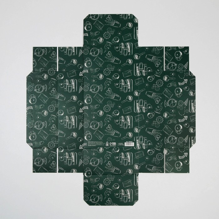 Коробка подарочная складная, упаковка, &laquo;Любимому учителю&raquo;, 21 х 15 х 7 см