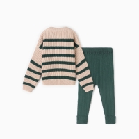 Костюм вязаный Крошка Я "Еловые веточки" рост 86-92 см