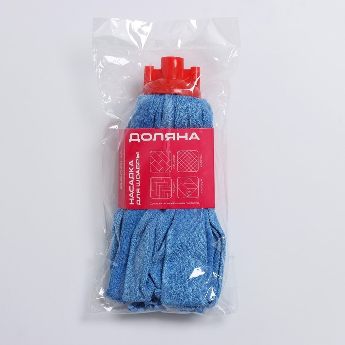 Насадка для швабры ленточная Доляна, микрофибра, 28&times;7&times;7 см, цвет МИКС