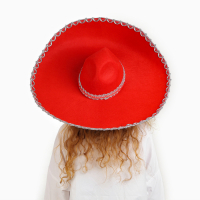 Шляпа &laquo;Мексиканка&raquo;, красная, размер 56&ndash;58