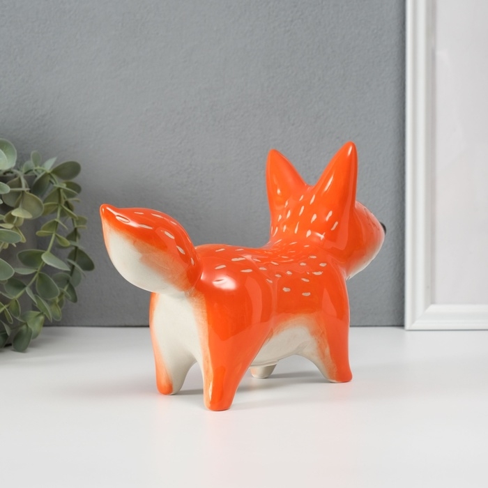 Копилка керамика "Рыжая лисичка" 26,5х7,7х14,9 см