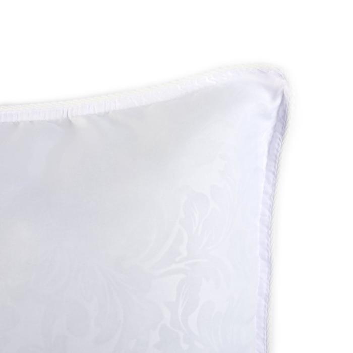 Подушка Адамас 70х70 см, искусственный лебяжий пух, микрофибра, МИКС, полиэстер