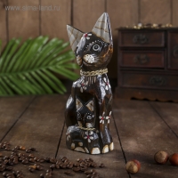 Сувенир дерево "Кошка с котенком" 4,5х8х20 см