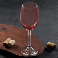 Бокал для вина на День матери &laquo;Best mom&raquo;, 360 мл