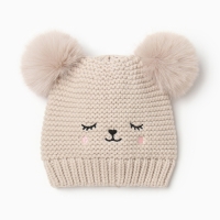 Шапка для малышей Крошка Я р.48-50 бежевый Шапка для малышей Крошка Я р.48-50 бежевый