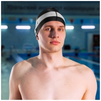 Шапочка для плавания взрослая ONLYTOP No swim. no life, тканевая, обхват 54-60 см Шапочка для плавания взрослая ONLYTOP No swim. no life, тканевая, обхват 54-60 см