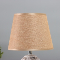 Лампа настольная "Конг" 1х40Вт Е14 коричневый 19,5х19,5х34см Лампа настольная "Конг" 1х40Вт Е14 коричневый 19,5х19,5х34см