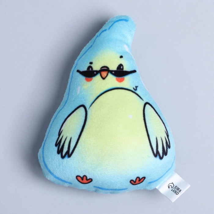 Игрушка для кошек с мятой &laquo;&lrm;Попугайчик&raquo;, 12 х 8,9 см