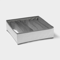 Органайзер для хранения белья &laquo;Нить&raquo;, 7 ячеек, 33&times;32&times;10 см, цвет серый