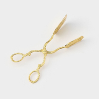 Щипцы для подачи прямоугольные &laquo;Рахат золото&raquo;, h=22 см, цвет золотой