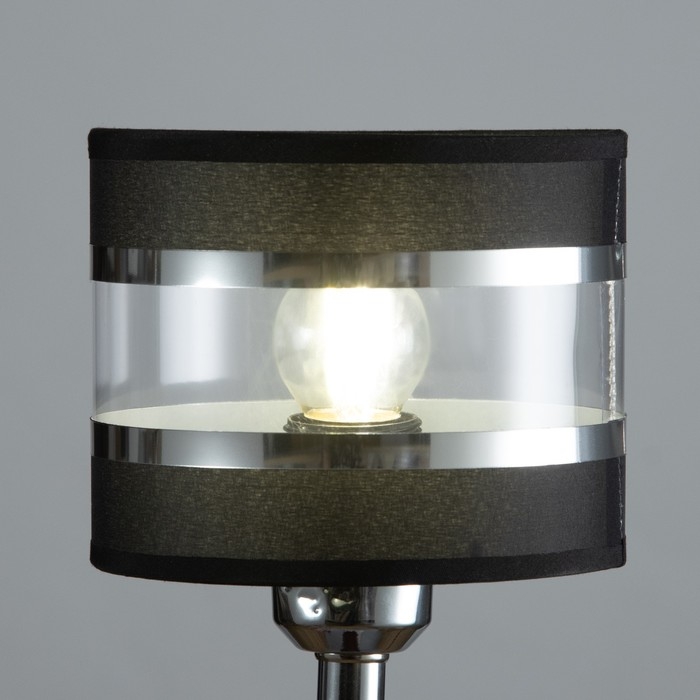 Абажур Абажур "Сигма" черный белый Е27 15х15х12 см