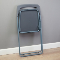 Стул складной, серый