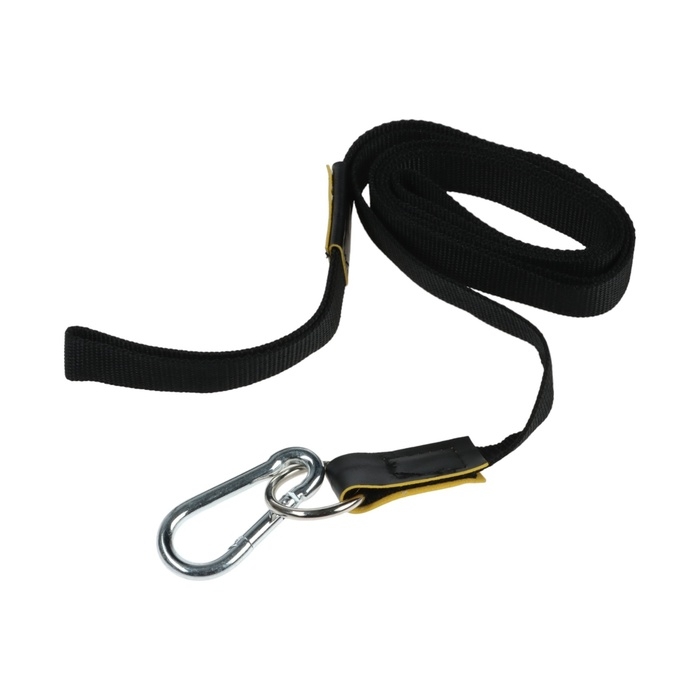 Чомбур 2,5 м, карабин, черный Чомбур 2,5 м, карабин, черный