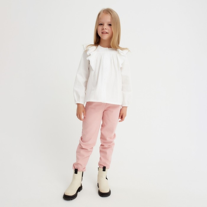 Джинсы для девочки KAFTAN, размер 36 (134-140 см), цвет розовый Джинсы для девочки KAFTAN, размер 36 (134-140 см), цвет розовый