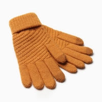 Перчатки женские MINAKU 21 см горчичный Перчатки женские MINAKU 21 см горчичный